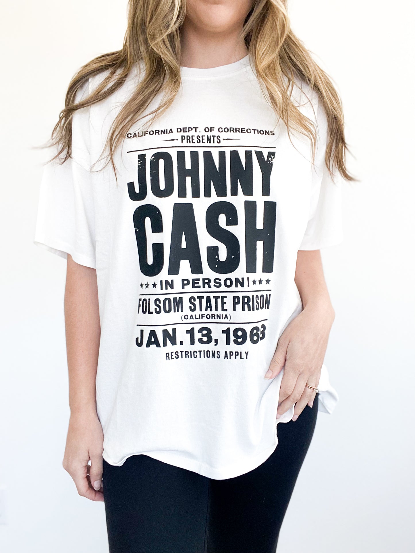 Johnny Cash Playbill Graphic T-Shirt