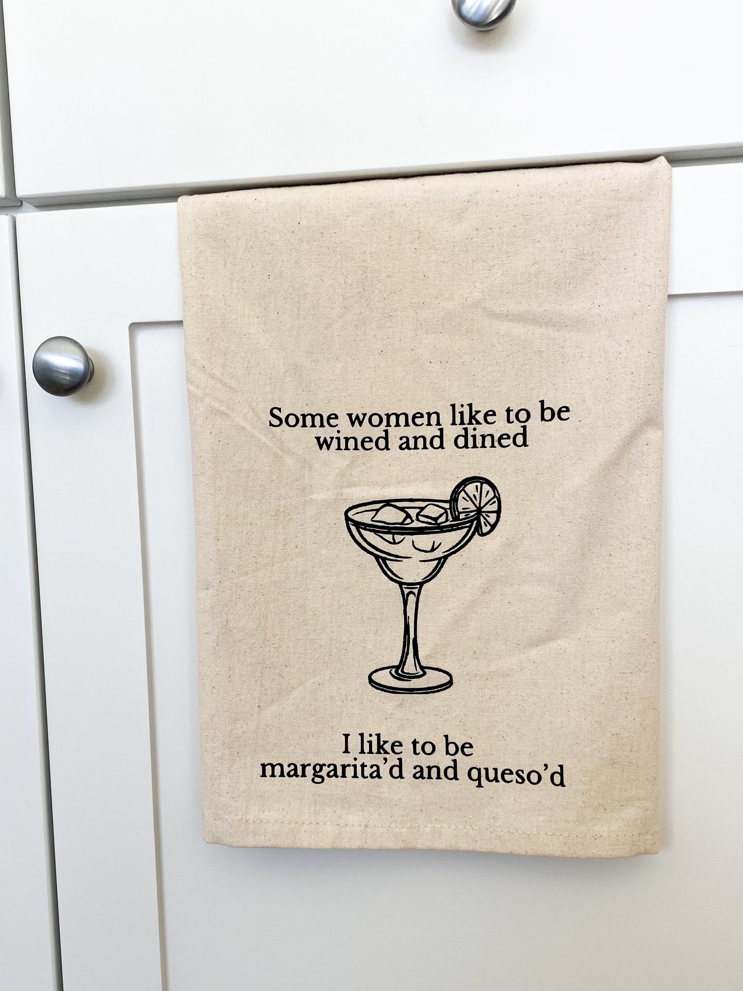 Margarita and Queso Tea Towel