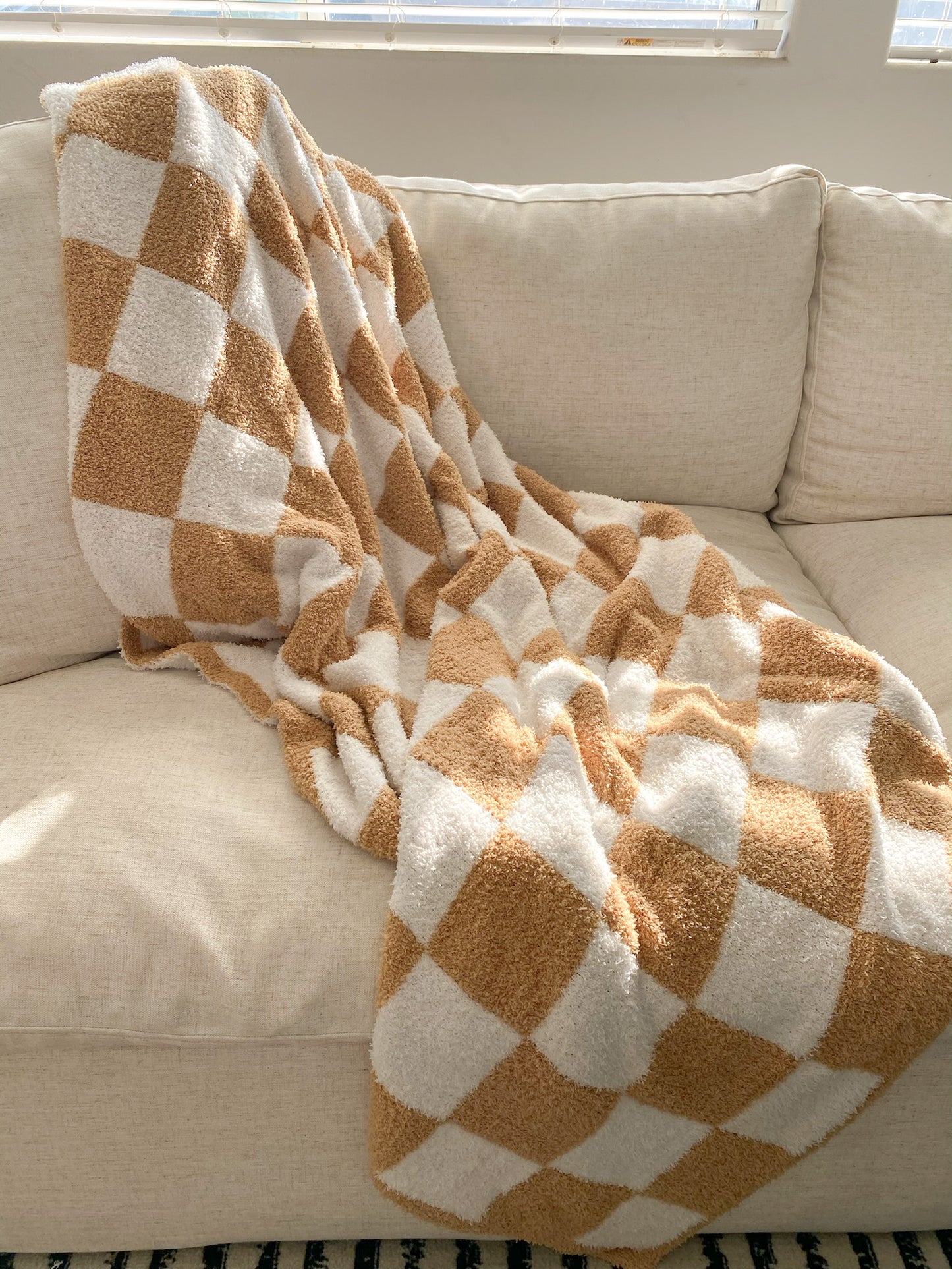 Checkered Throw Blanket