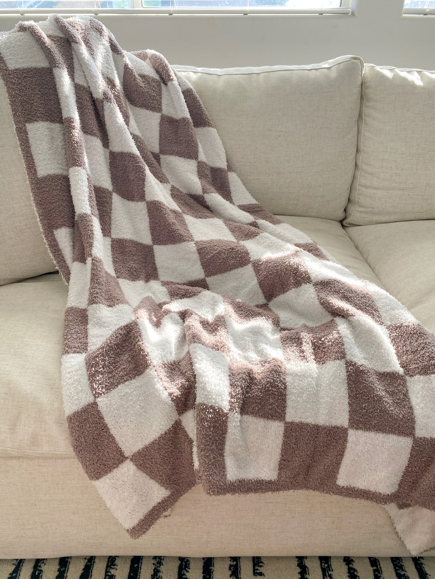 Checkered Throw Blanket