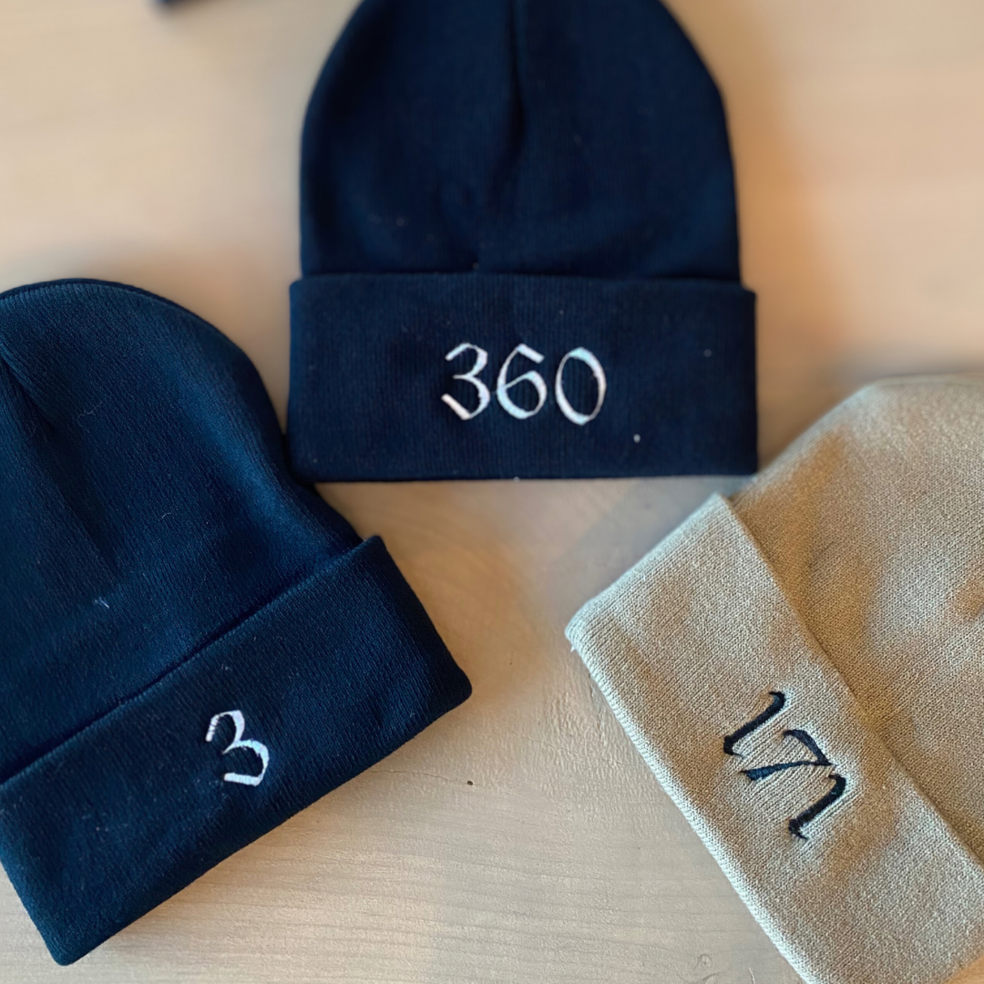 Custom Number Beanie