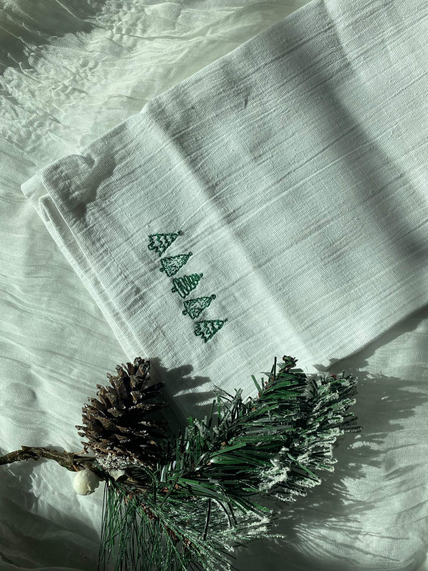 Christmas Trees Tea Towel