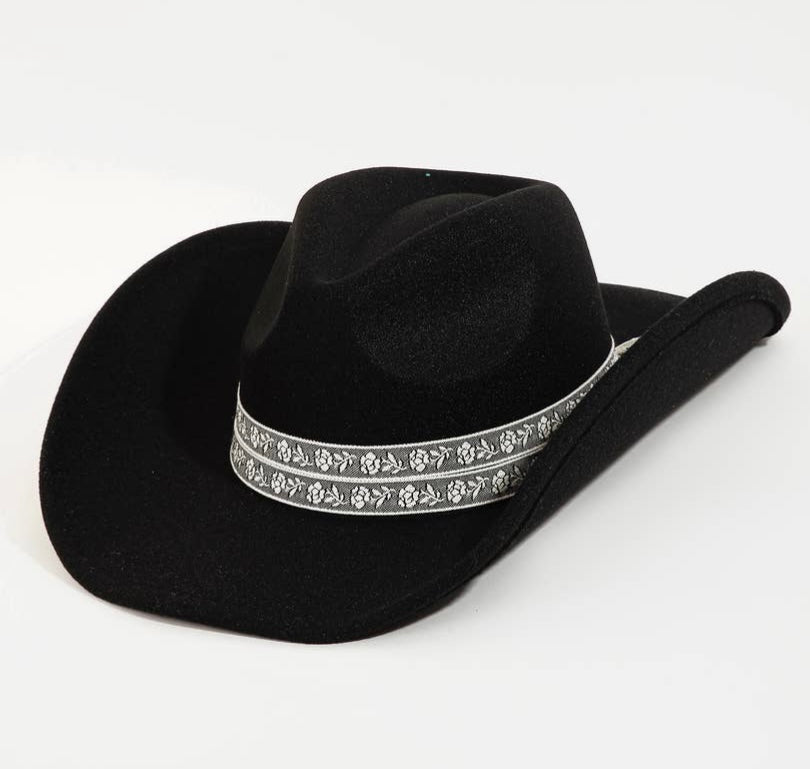 Desert Rose Cowboy Hat