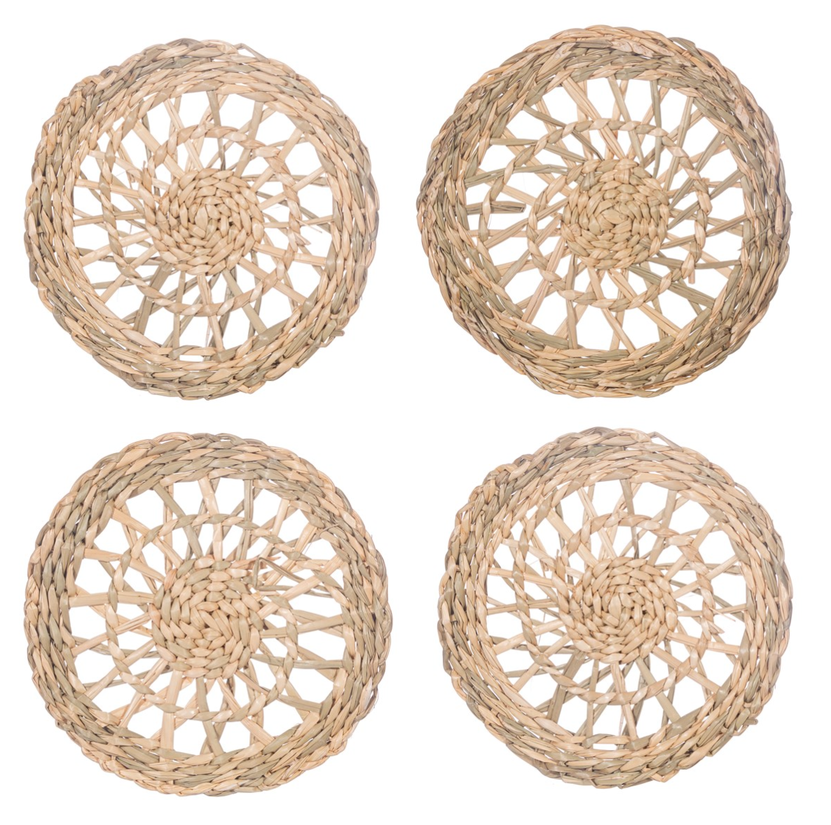 Handmade Natural Seagrass Coasters