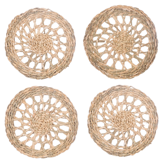 Handmade Natural Seagrass Coasters