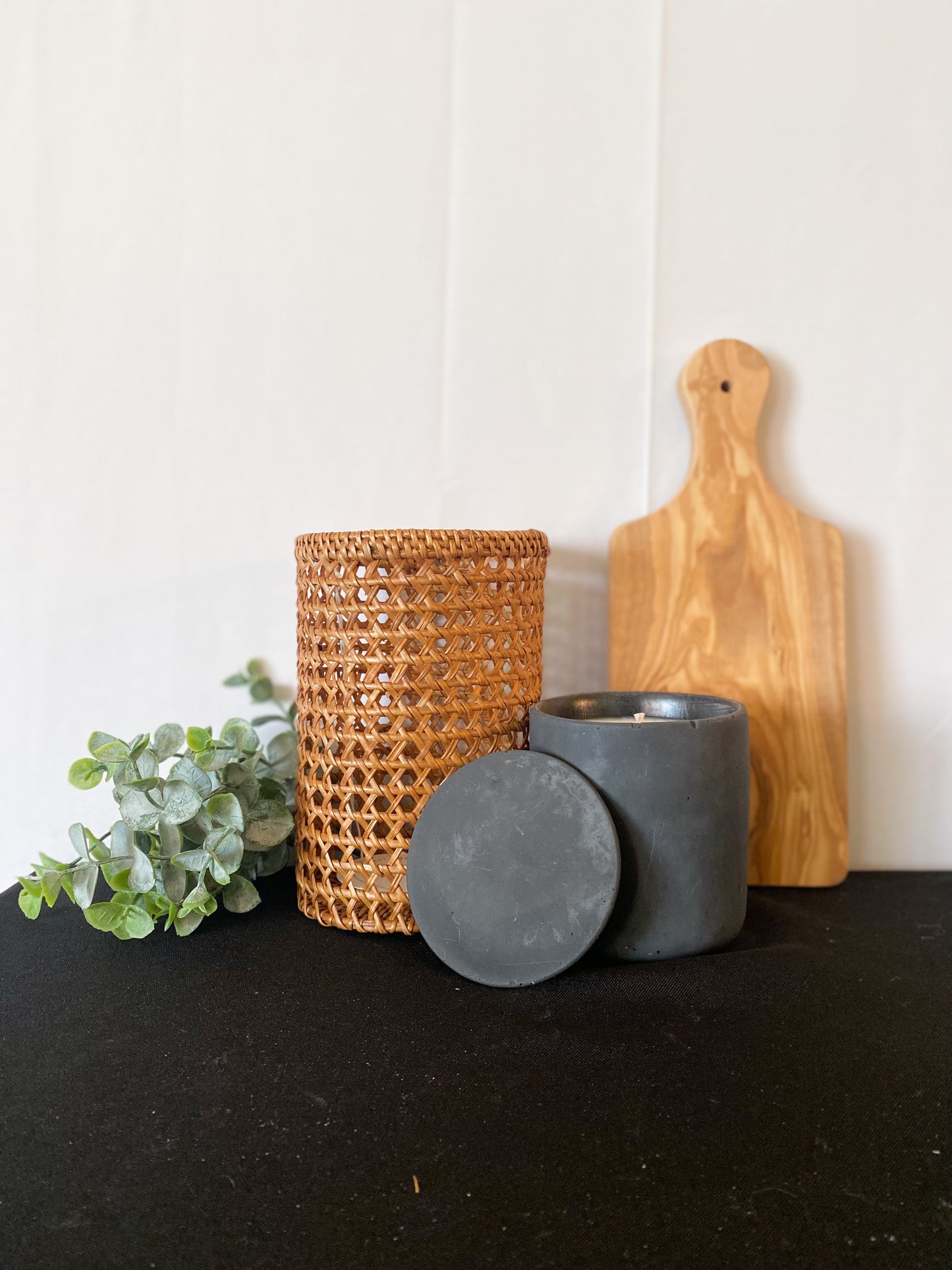 Rattan Utensil Holder