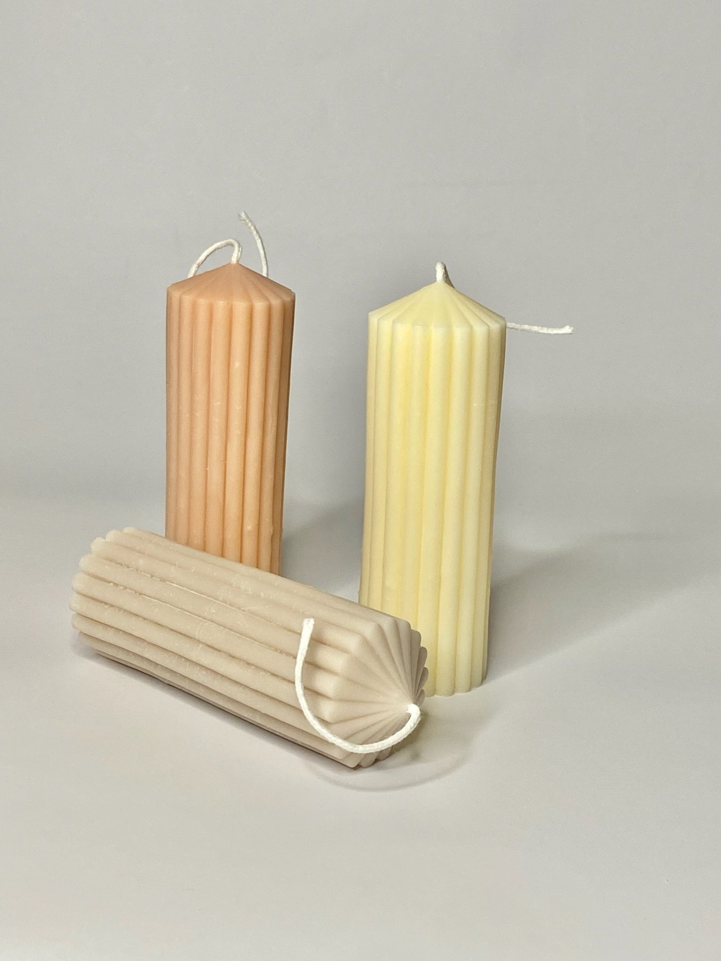 Three of a Kind Pillar Candles