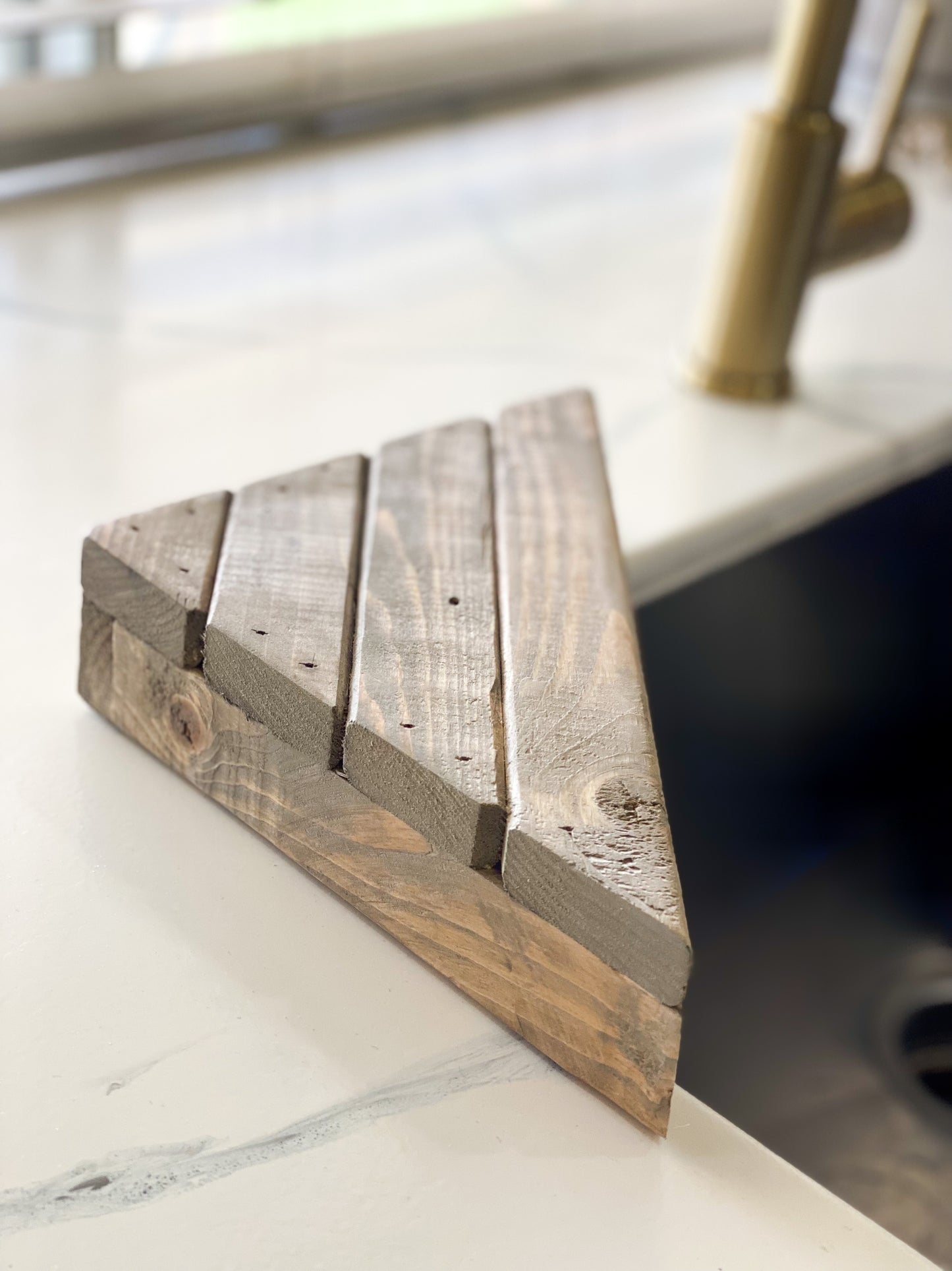 Corner Shelf Wood Riser