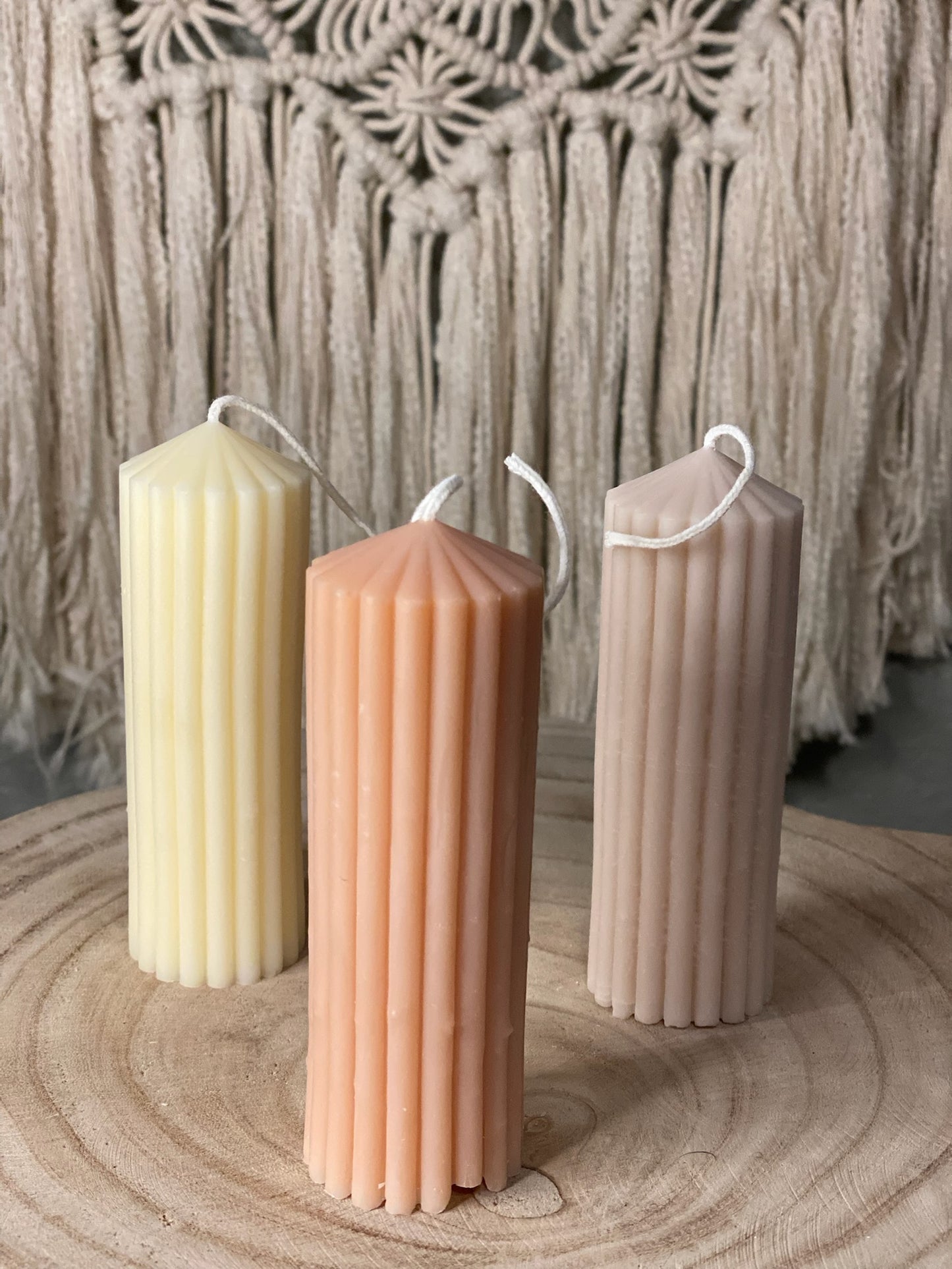 Three of a Kind Pillar Candles