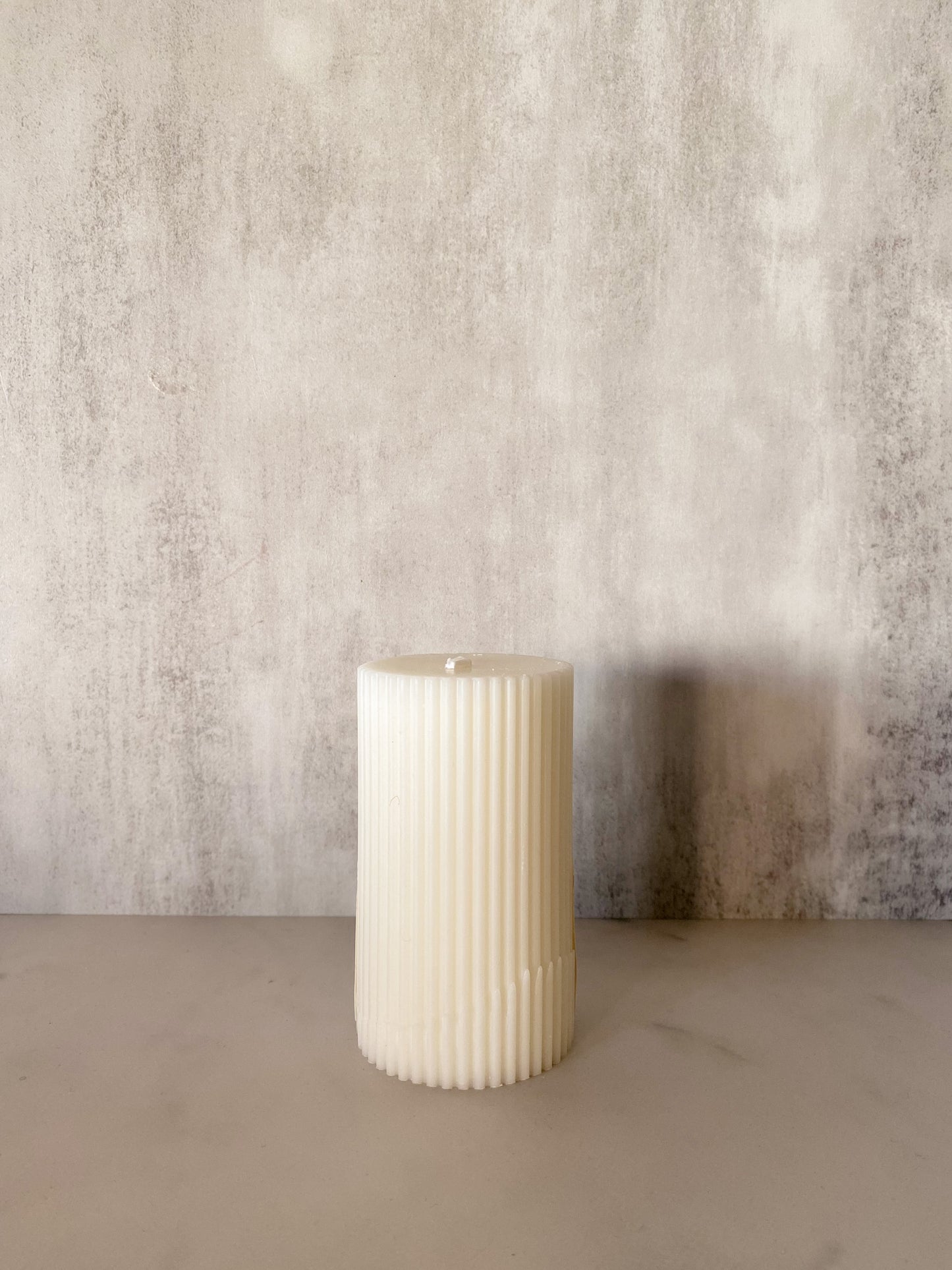 Small Wide Pillar Candle