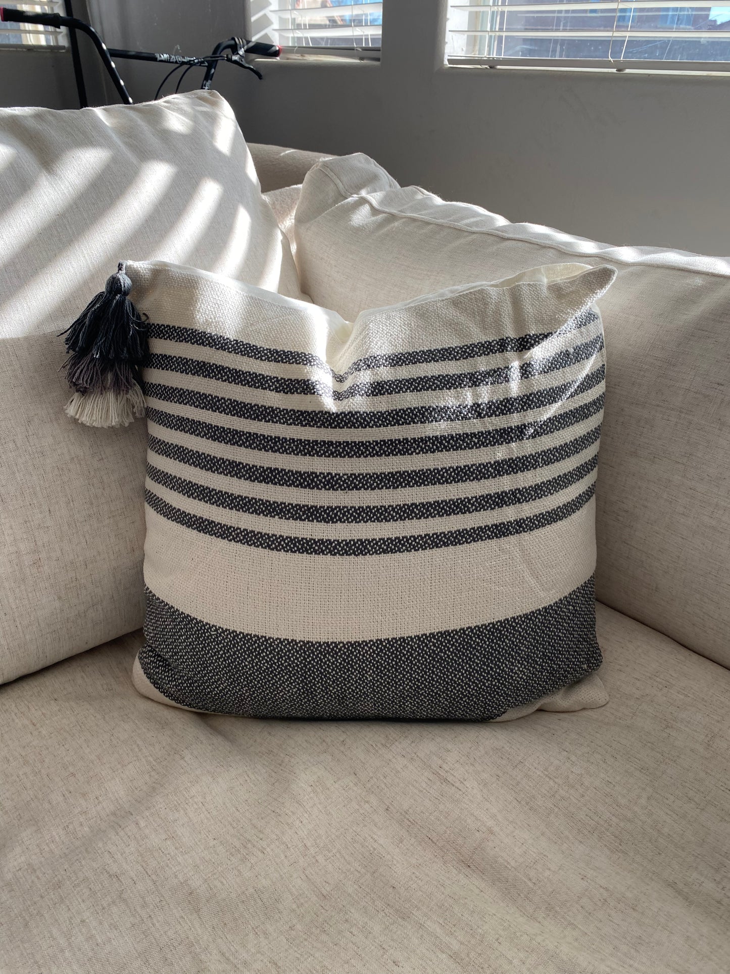 Single Tassel Throw Pillow