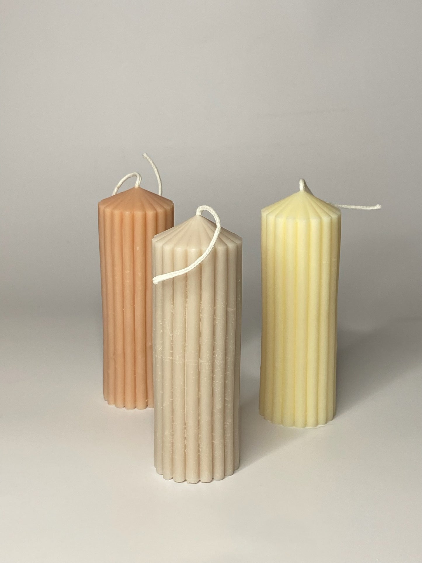 Three of a Kind Pillar Candles