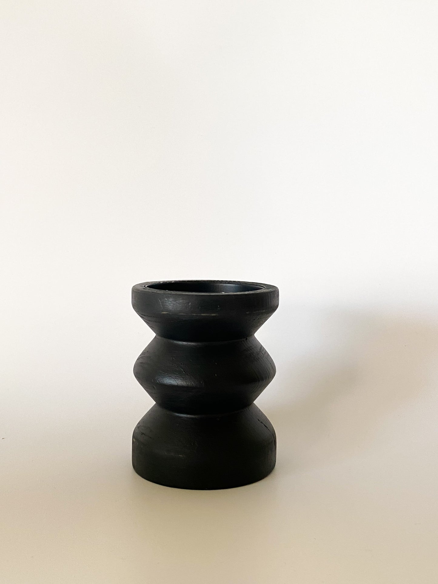 Blackwood Pillar Candle Holder