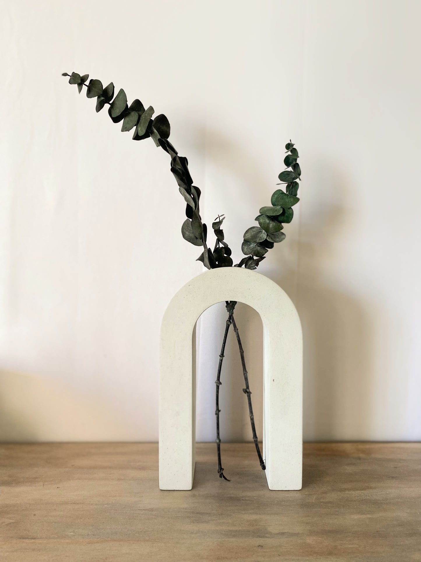 Concrete Arch Vase